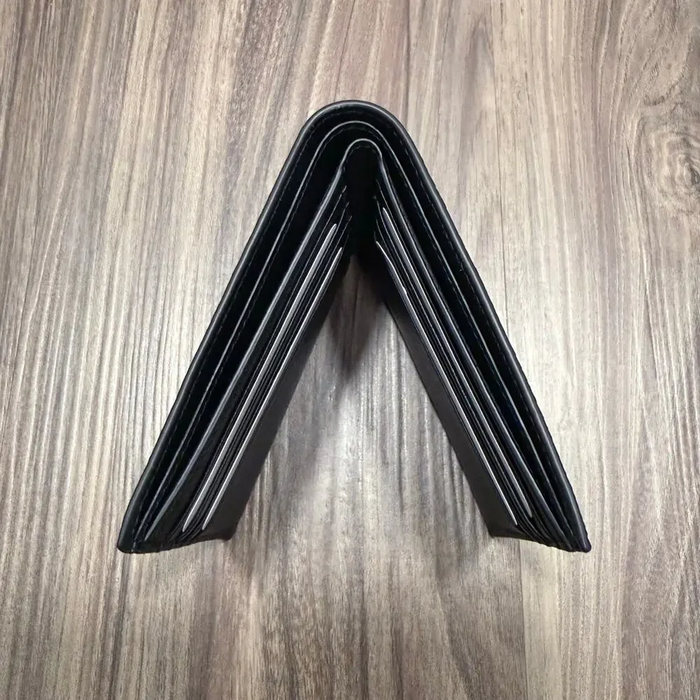 NEW Balenciaga Le Cagole Bifold Black Leather Wallet
